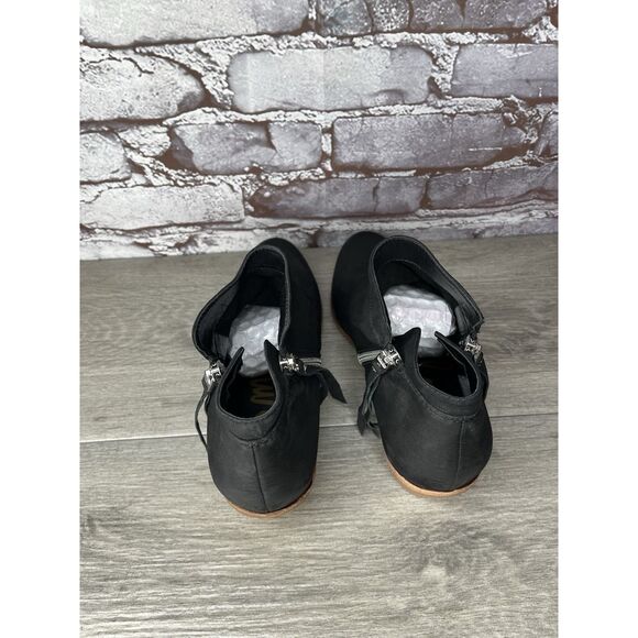 SAM EDELMAN Packer Black Nubuck Leather Zip Ankle Boots Women’s Sz 7.5M US/38EU - Picture 6 of 16